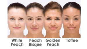 100% Pure Foundation Colours