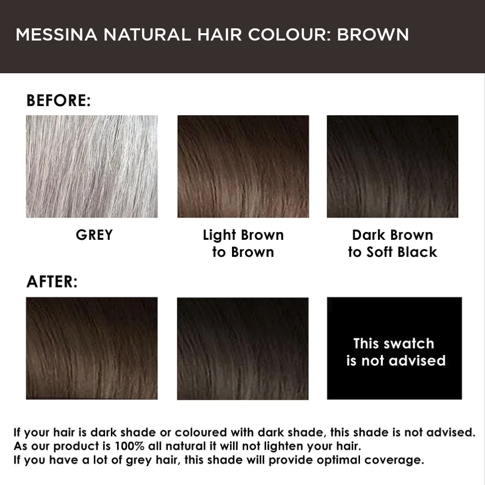 Brown Hair Chart Colour