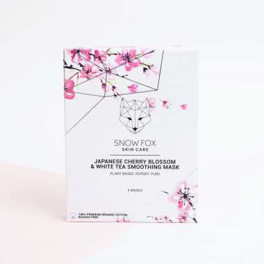 Snow Fox Japanese Cherry Blossom & White Tea Smoothing Mask