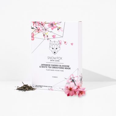 Snow Fox Japanese Cherry Blossom & White Tea Smoothing Mask