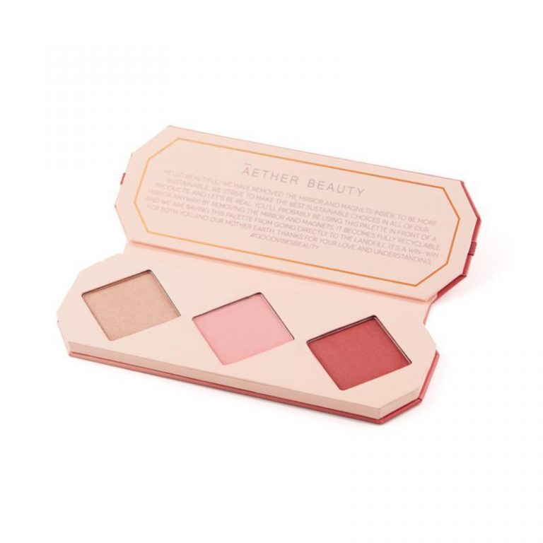 ĀTHR Beauty Crystal Charged Cheek Palette in Ruby - Bud Cosmetics Singapore