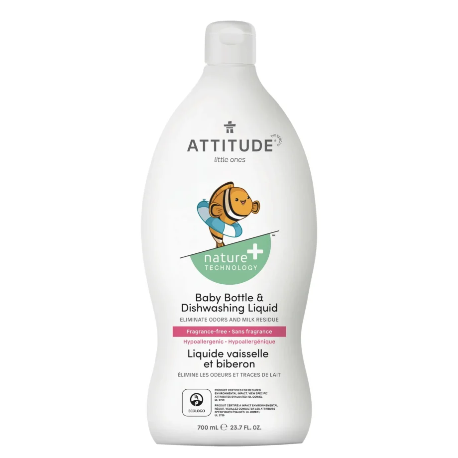 Attitude baby-bottle-dishwashing-liquid-fragrance-free-hypoallergenic