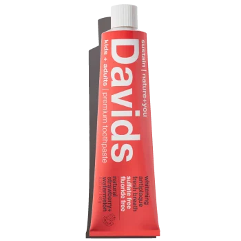 Davids kids + adults premium toothpaste / strawberry watermelon