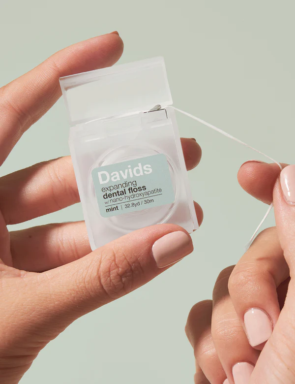Davids Expanding Dental Floss Refillable Dispenser