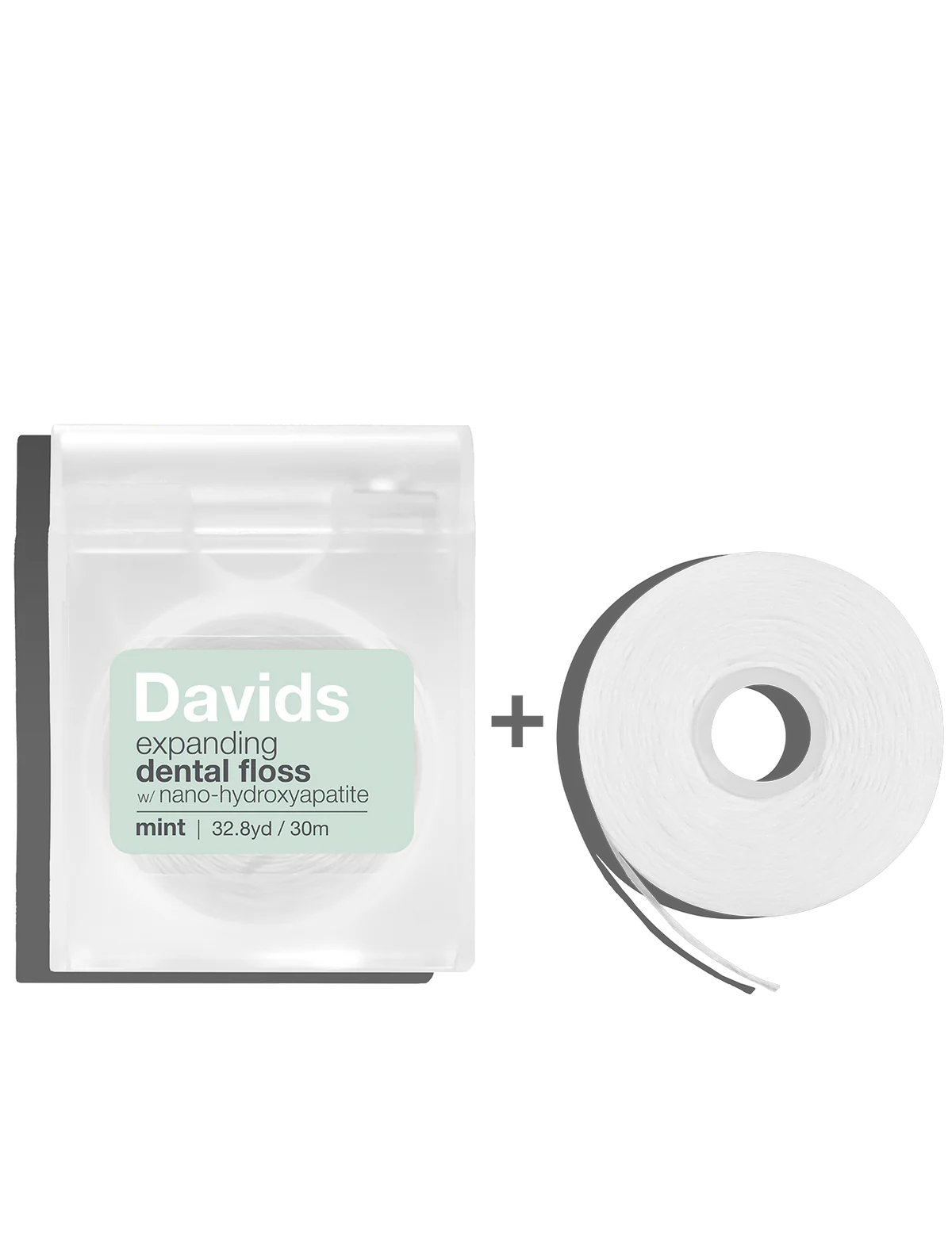 Davids Expanding Dental Floss Refillable Dispenser