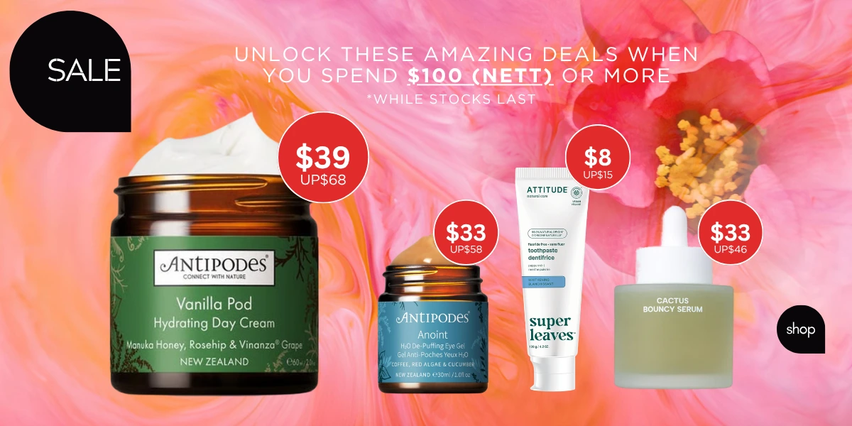 Singapore's Biggest Organic and Natural SKincare sale