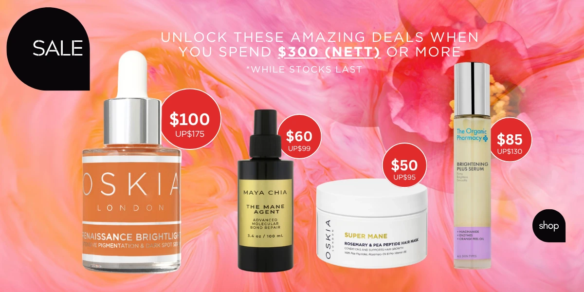 Singapore's Biggest Organic and Natural SKincare sale