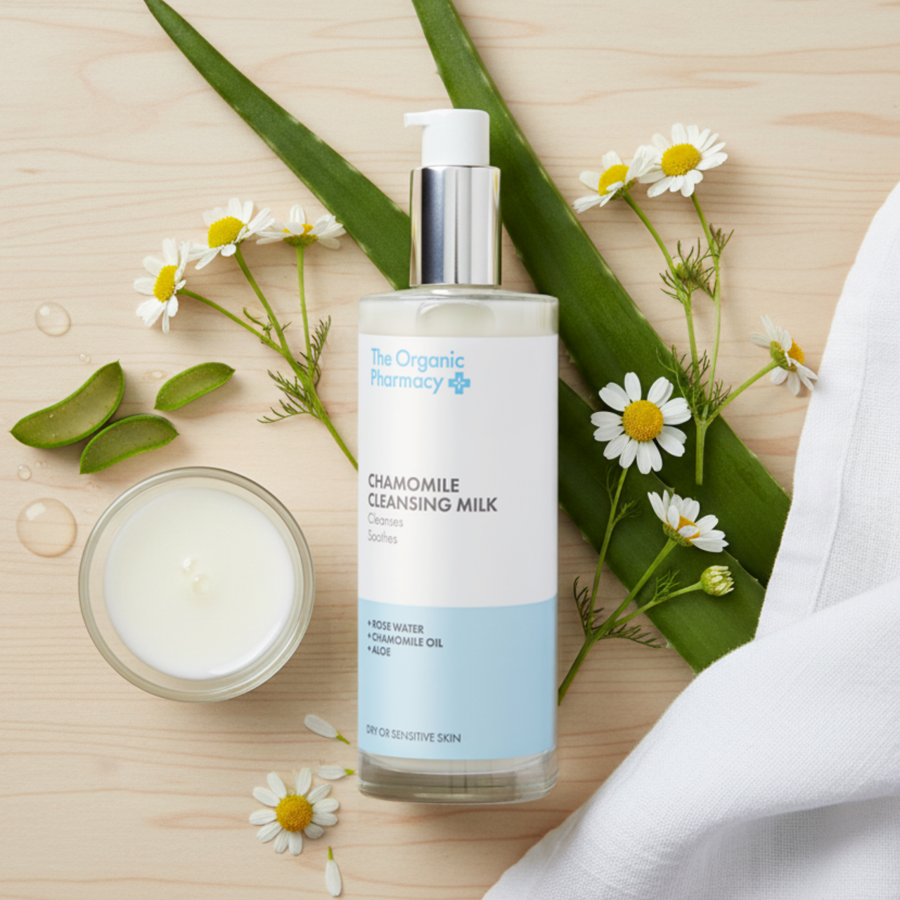 The Organic Pharmacy Chamomile Cleansing Milk
